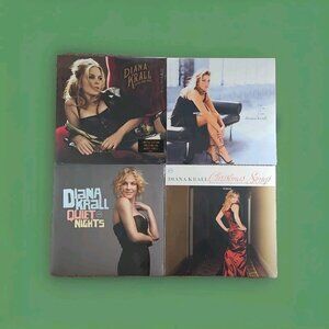 Lot of 4 Diana Krall Records (New): Glad Rag Doll, Christmas Songs, Look of Love